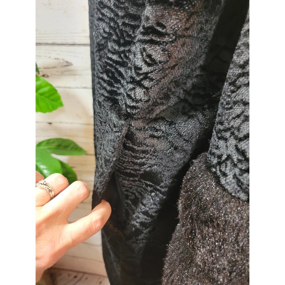 🖤 Vintage 60s Faux Fur Coat - Picture 7 of 13